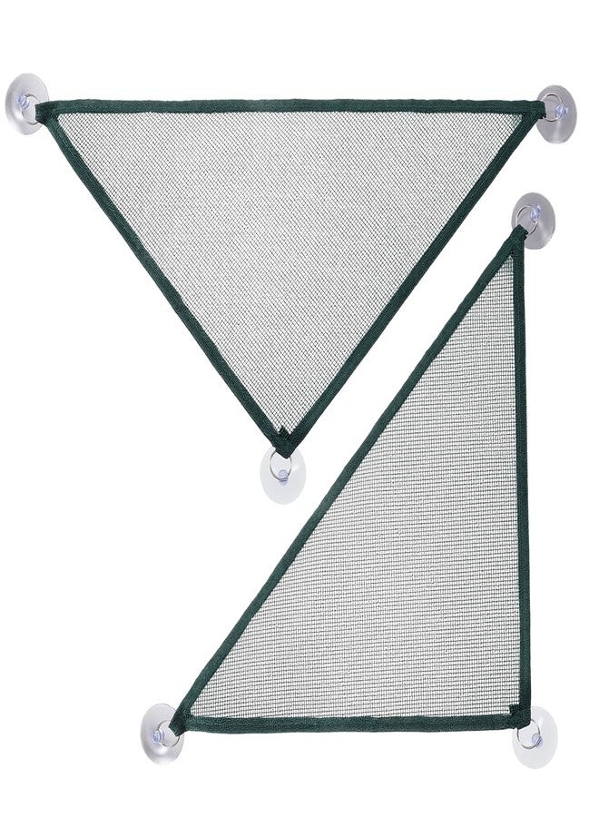 Zelphvt Reptile Hammock 2 PCS Bearded Dragon Hammocks Green Mesh Breathable Reptile Hammock for Lizard, Leopard Geckos, Ball Python, Anoles, Geckos, Snakes, Chameleon - Image 1